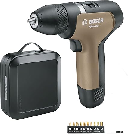 Visseuse Sans Fil Bosch Youseries Drill Livree Avec 1 Batterie Lithium Ion Cable Usb C Avec Coffret De Rangement Amazon Fr Bricolage