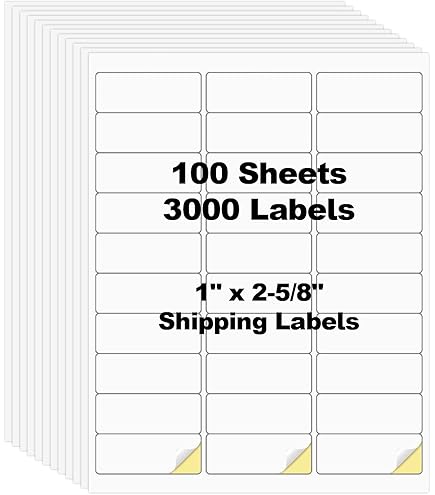 Amazon.com : FBA 44-Up Label Stickers - 100 Sheets, 4400
