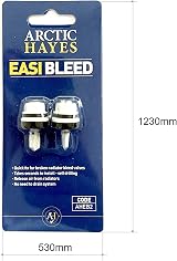 Arctic Hayes EasiBleed Self-Drilling Radiator Bleed Valves Pack of 2 - Easy Air view 5