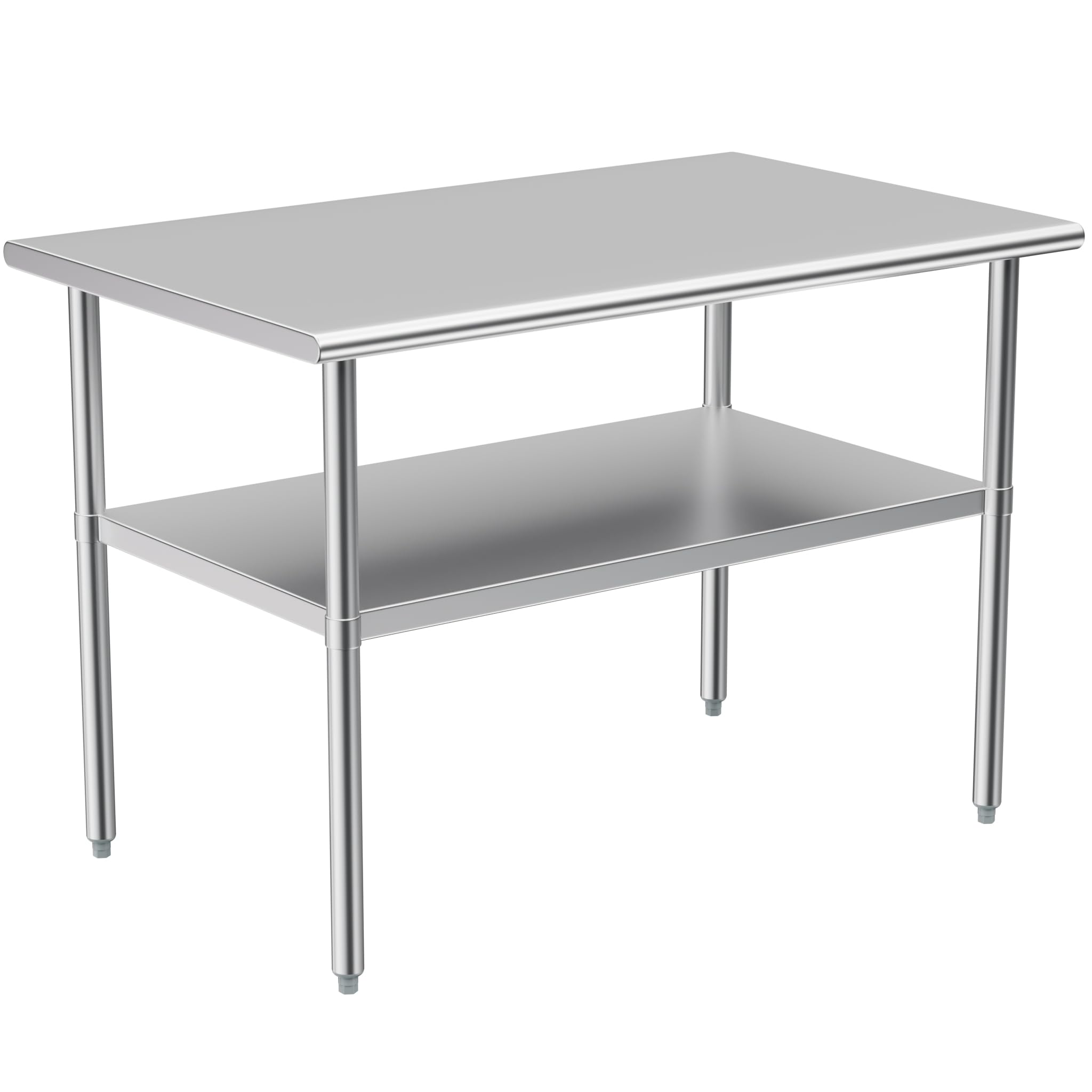 Photo 1 of ***MISSING LEGS***
Atronor Stainless Steel Table for Prep & Work, 30x48 Inches, NSF Metal Commercial Heavy Duty Table with Adjustable Under Shelf and Foot for Restaurant, Home and Hotel