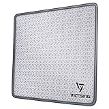 VicTsing Mouse Pad with Stitched Edge, Premium-Textured Mouse Mat, Non-Slip Rubber Base Mousepad for Laptop, Computer & PC, 10.2×8.3×0.08 inches, Grey
