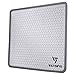VicTsing Mouse Pad with Stitched Edge, Premium-Textured Mouse Mat, Non-Slip Rubber Base Mousepad for Laptop, Computer & PC, 10.2×8.3×0.08 inches, Grey