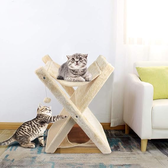 PAWISE Cat Scratcher Cardboard Reversible Kitty Scratching