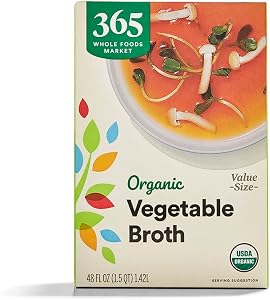 365 by Whole Foods Market, Organic Vegetable Broth, 48 Fl Oz