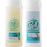 Prell Biotin & Rosemary Shampoo + Conditioner Set – Strengthens, Thickens & Revives Fine or Damaged Hair | Color-Safe Formula | 13.5 fl oz