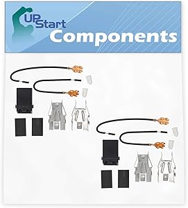 2-Pack 330031 Top Burner Receptacle Kit Replacement for Whirlpool Range/Cooktop/Oven - Compatible with Part Number R300, TS300, 3374, 5303935058, WB17X210, 42147, 42153, AP3075808, W10841094, 550226