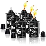 ZSZMFH 6 Pack Torch Canisters,12 oz Bamboo Torch