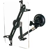 MYGOFLIGHT Flex Suction Sport Mount (MNT-1805) | Strong Suction, 10.5" Full Flex Arm, Handsfree Flight Travel iPad/Tablet Mount Holder