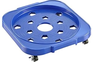 Bucket Wheels - 5-Gallon Bucket Transport Cart with Mobile Base, 360° Swivel Casters Stand, with Brake System 5 Gallon Basket