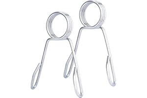 Slim Panda Olympic Barbell Spring Collars 2 inch, Exercise Collars Barbell Clip Clamps for Olympic Weight Bar 50mm Gym Fitnes