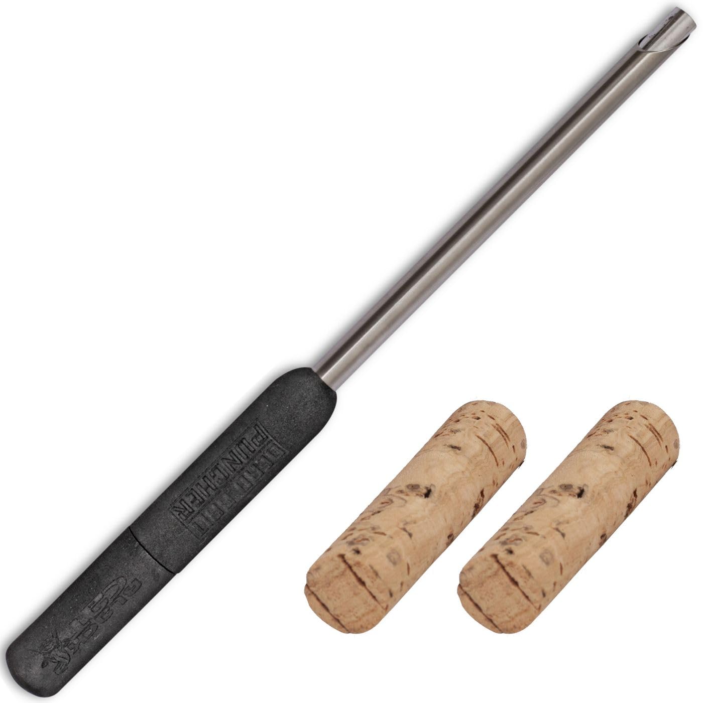 Black Cat 40 cm wycinarka do przynęty z 2 patyczkami korkowymi