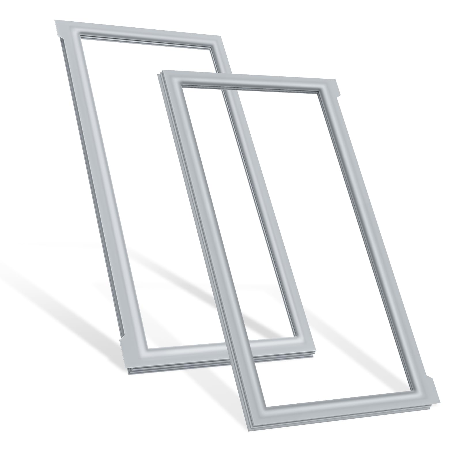 Photo 1 of Upgraded W10830162 (Right) & W10830283 (Left) Refrigerator French Door Seal Gaskets Part for Whirlpool Refrigerator Gasket Seal Replacement for Kitchen-Aid & Ken-more Parts Replace Door Seal