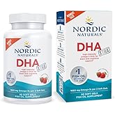 Nordic Naturals DHA Xtra, Strawberry - 90 Soft Gels - 1660 mg Omega-3 - High-Intensity DHA Formula for Brain & Nervous System Support - Non-GMO - 45 Servings