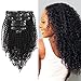 ABH AmazingBeauty 8A 3C and 4A Remy Human Kinkys Curl clip on for hair extensions 120g 22 Inch for Bantu Knotted, Twisted Out