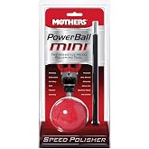 Mothers PowerBall Mini, Polishing Tool with 10&rdquo; Quick Swap Bit (05141) | Drill-Powered, Cleans &amp; Polishes Tight Areas on Wheels, Diamond Plate, Lenses, Engine Parts &amp; More, Fast &amp; Unmatched Shine
