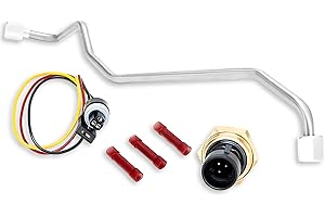 Gagsu Exhaust Back Pressure EBP Tube Sensor and Wire 1C3Z9D477AA 598-114 1840078C1 Compatible with Ford 7.3L Powerstroke Diesel 1998-2003