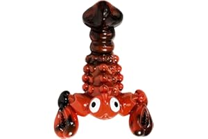 Sedioso Indestructible Dog Toy for Aggressive Chewers, Tough Dog Toys for Large Dogs, Real Bacon Flavored Dog Chew Toy for Medium/Large Breed Dogs (Chew Series,Red Lobster)