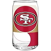 Rico Industries NFL Football Standard 16-oz Can Shaped Glass