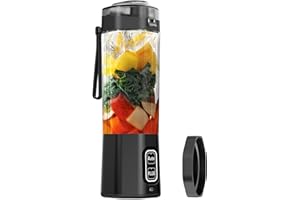 Portable Juicer Blender:XIP8 Waterproof 360W Motor, 6000mAh Battery, 700ml Stainless Steel Cup, Auto & Pulse Modes