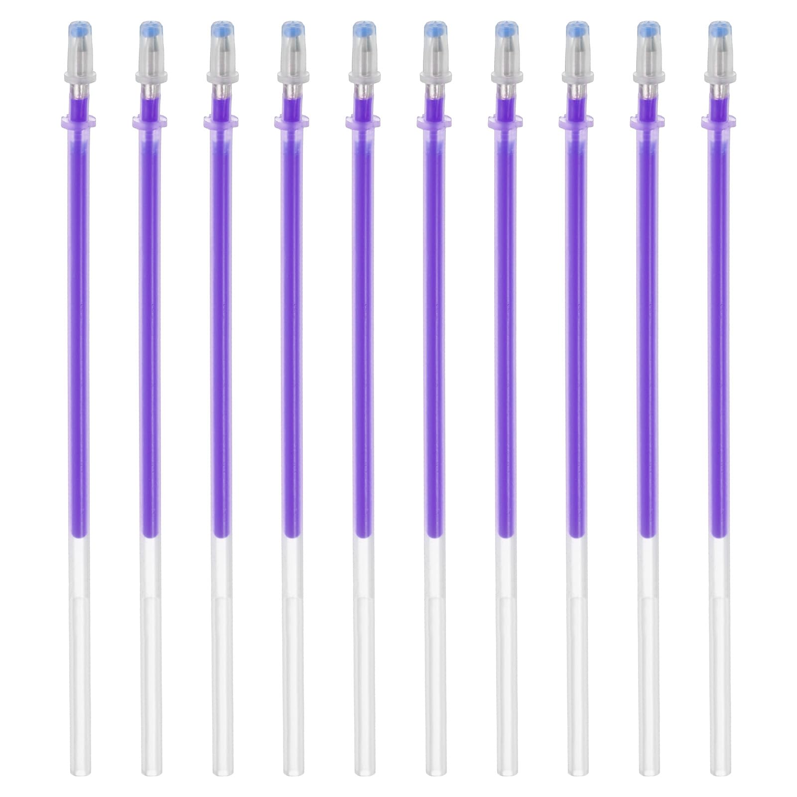 PATIKIL 1mm Gel Pens Refills, 24 Pack Fluorescence Metallic Ink Bold Point for Adults Coloring Books Scrapbooking Art Drawing Journaling, Purple