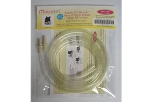 MAYMOM Extra Long Replacement Tubing for Medela Pump in Style and New Pump in Style Advanced Breast Pump - BPA Free, (1 Retail Package Contain 2 Tubes), 54 Inches Long