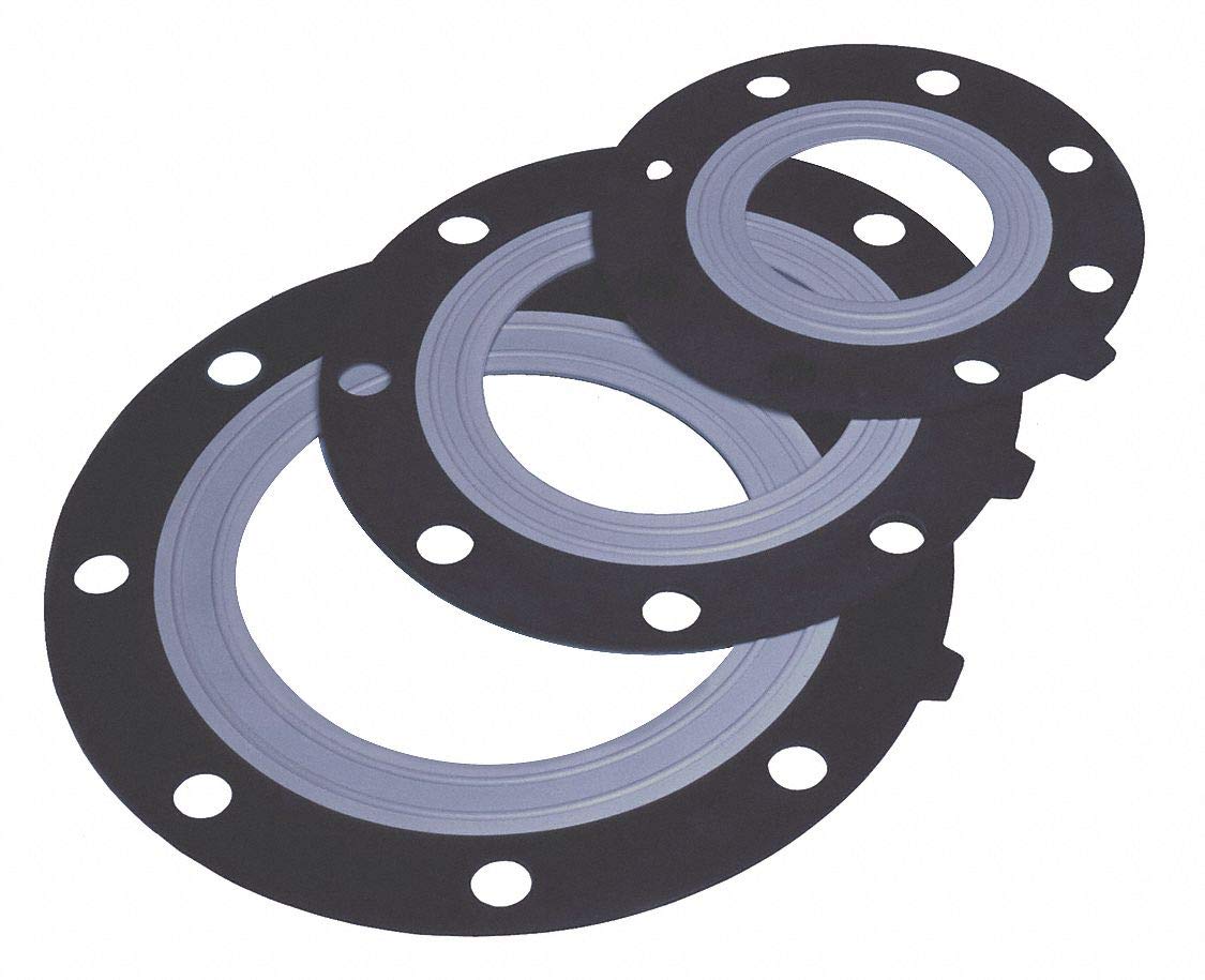 7.4 OD 3 Pipe Size Asahi America Low Torque AV Gasket Full Face 3.2 ID EPDM Industrial