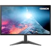 YOTETION 19-inch Full HD 75Hz Small Thin Monitor for laptops, Computers and desktops, HD+ 1440 x 900p, Anti-Glare, LED Display, VGA/HDMI Connection