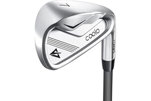 COOLO Graphite Golf Irons, Provide More Speed and Control, Beginner/High Handicap/Seniors/Ladies, Reduced Strain on Elbows and Wrists, Right&Left Handed.