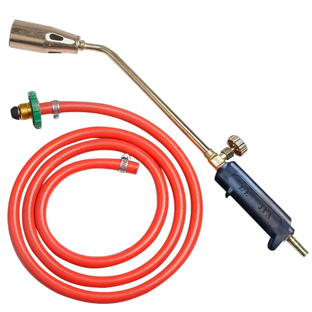 housesweet Gas Torch Burner Hose Regulator Roofer Plumber Weld Blow Torch Weed Cooker Kit
