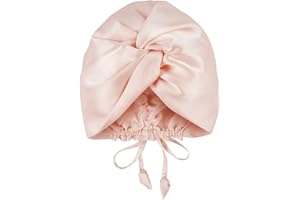 OLESILK 22 Momme Silk Hair Bonnet for Sleeping, 100% Mulberry Twisted Silk Hair Wrap for Curly Hair, Silk Sleep Cap for Women