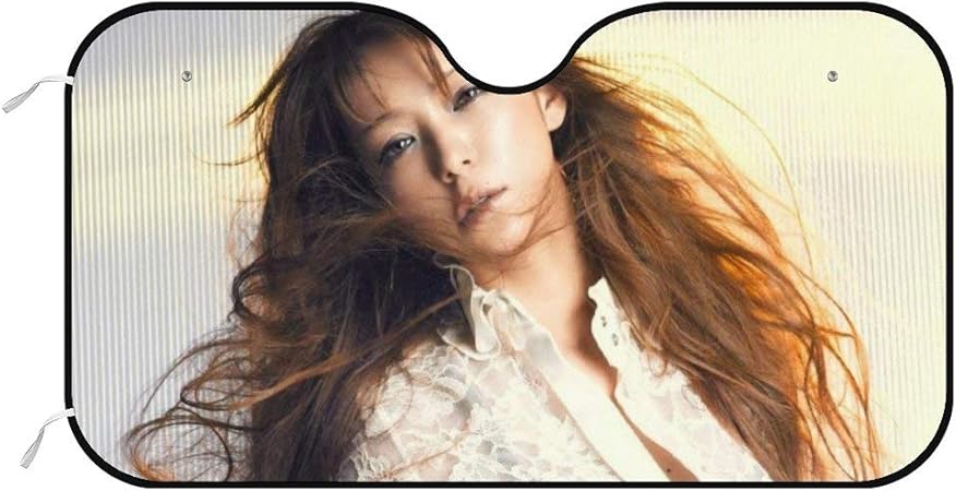 Amazon 安室奈美恵 サンシェード カーフロントカバー ガラス 日よけ シート 厚手 防水 夏冬兼用 簡単取付 収納便利 汎用 車用品 サンシェード 車 バイク