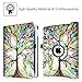 Fintie iPad Pro 9.7 Case - 360 Degree Rotating Stand Case with Smart Protective Cover Auto Sleep/Wake Feature for Apple iPad Pro 9.7 inch (2016 Version), Love Tree