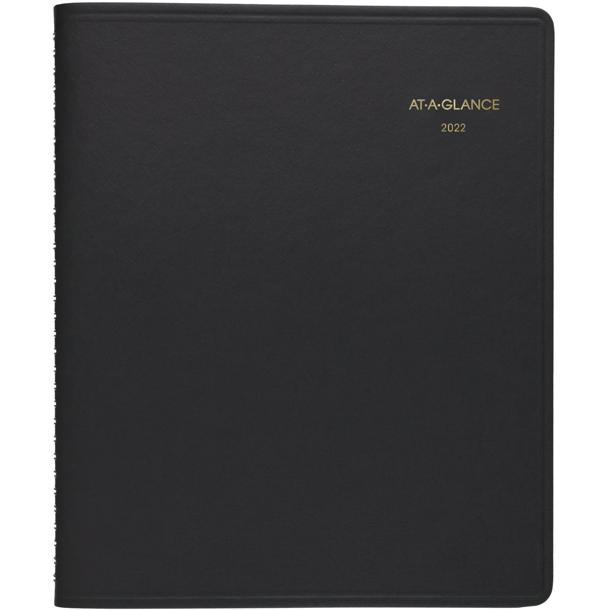 2022 Monthly Planner by AT-A-GLANCE, 7" x 8-3/4", Medium, Black (7012005)