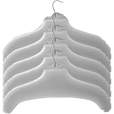 Portable Hangers, 5Pcs Inflatable Hangers Waterproof Leakproof 17x10 White PVC Portable Hangers for Travel, Business Trip, Camping, Travel Hangers