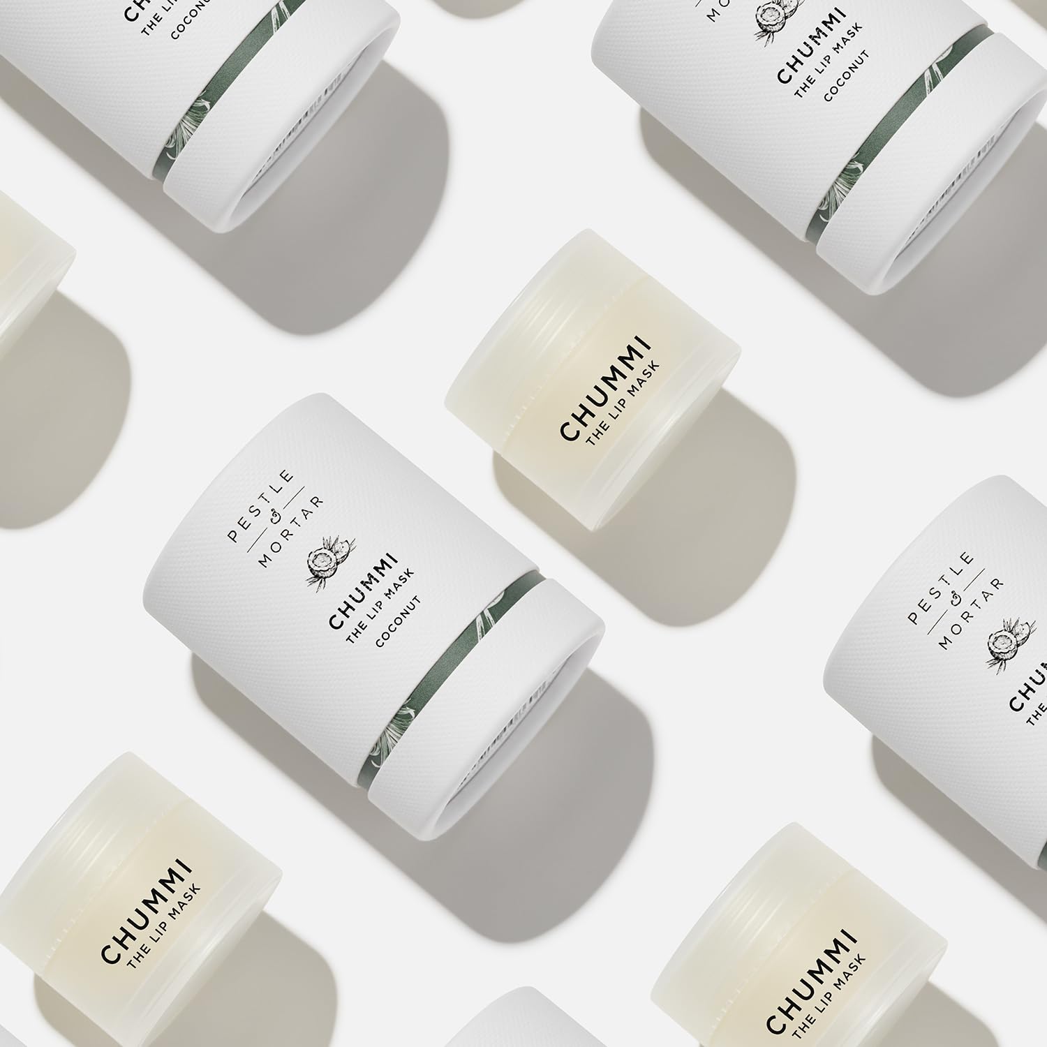 CHUMMI LIP MASK - skincare for your lips - Luxurious overnight lip treatment in coconut, berry, and vanilla, blended with lip-softening plant butters and exfoliating berry extracts. (Coconut)