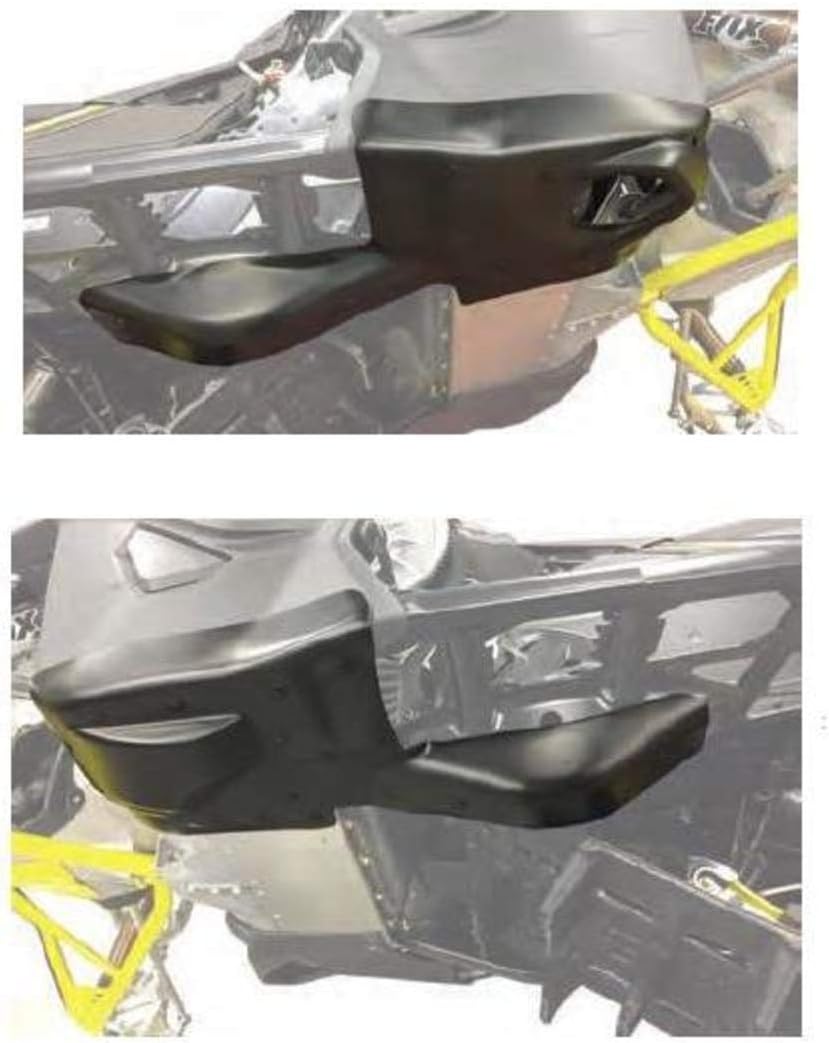 Skinz Protective Gear SDBP450-BK Bash Plates for Ski-Doo