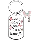 ZYSSXNDM Butterfly Gifts For Mom Daughter Sisters Girlfriend Christmas Teen Girls Trendy Stuff Butterfly Keychain
