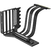 GLOTRENDS PCIe 5.0 Vertical GPU Mount Kit with Riser Cable, 2/3-Slot GPUs | RTX 5090/5080 &amp; RX 9070 Ready. Full-Open 7/8-Slot PCIe Panel Required, for ATX/E-ATX PC Case Builds.