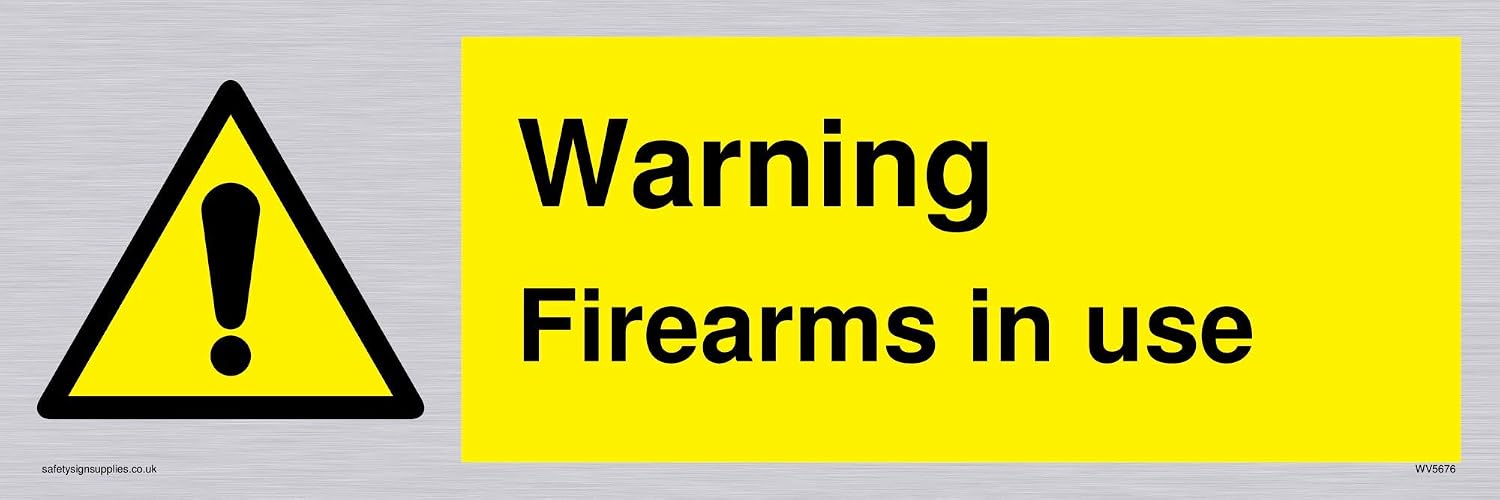 Warning Firearms in Use – BigaMart