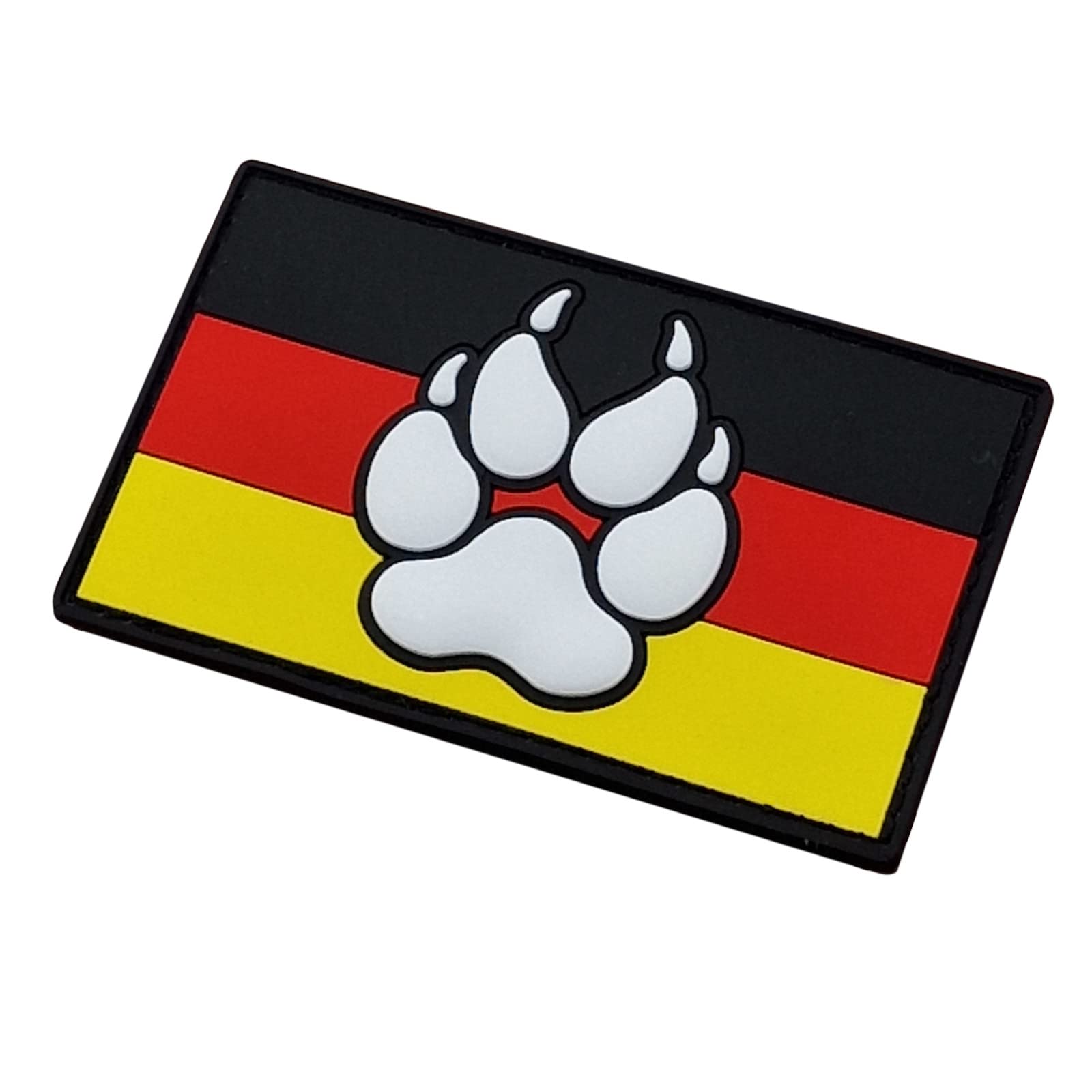 LEGEEON K9 Dog Germany Flag K-9 PVC Patch