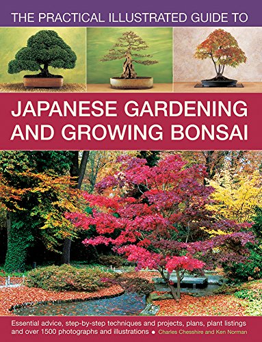 The Practical Illustrated Guide to Japanese Gardening and Growing Bonsai: Essential Advice, Step-By-Step Techniques And Projects, Plans, Plant Listings And Over 1500 Photographs And Illustrations by Charles Chesshire, Ken Norman