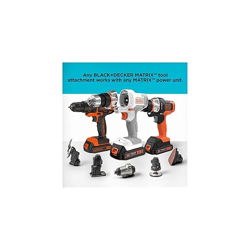 BLACK+DECKER 20V MAX MATRIX Drill, Power Tool Combo Kit, 6-Tool