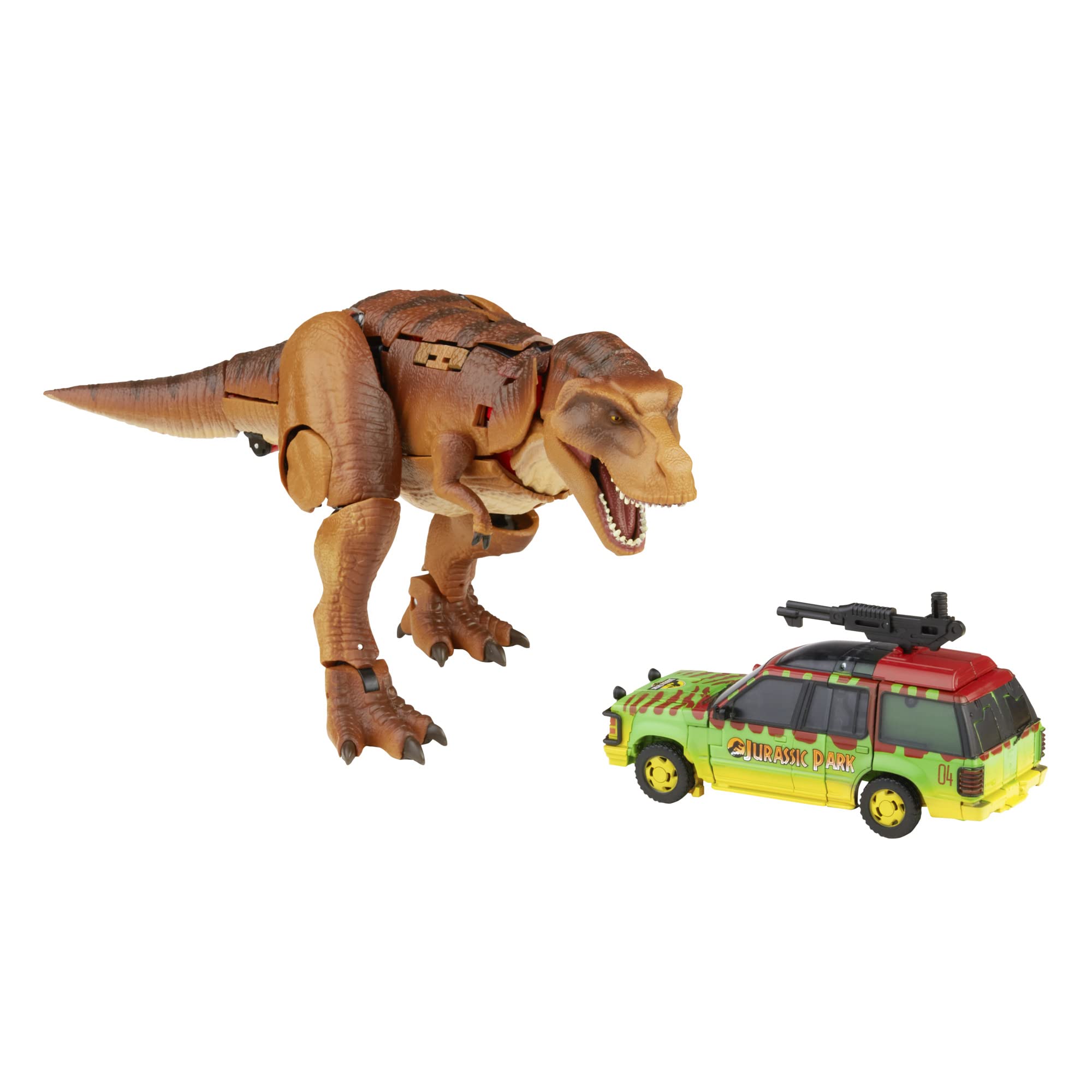 Transformers Generations Collaborative: Jurassic Park Mash-Up, Tyrannocon Rex & Autobot JP93, Ages 8 and Up