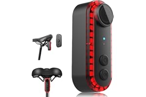 Bike Rear View Camera with Tail Light, Bike Camera with Camera and 6 Lighting Modes Tail Light, Continuous Recording, Vehicle