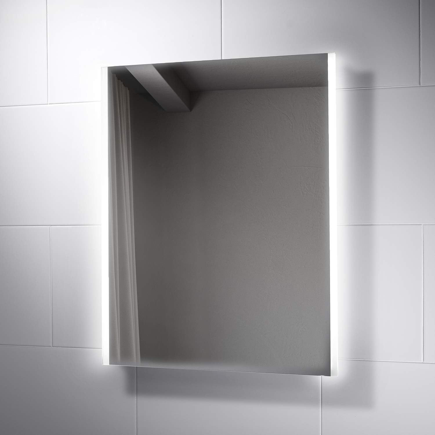 Pebble Grey™ Liberty Illuminated LED Bathroom Mirror with Concealed