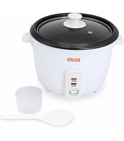 Amazon.com: IMUSA USA GAU-00013 Electric Nonstick Rice Cooker 8