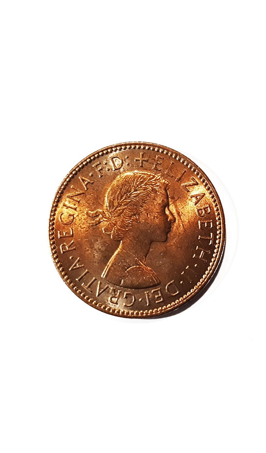 Coins for collectors - Uncirculated British 1967 Halfpenny / Half Penny Coin / Great Britain