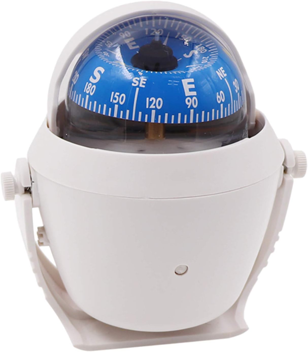 Boat Navigation Compass Dash Mount with LED Light Adjustable Marine Car Compass Dashboard Positioning Sea Digital Pivoting Electronic Compass Flush Mount: Automotive