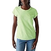 Michael Stars Women's Supima Cotton Slub Crew Neck Tee