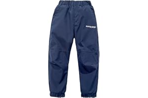 Boys Girls Snow Pants Waterproof Fleece Lined Ski Pants Teen Kid Winter Hiking Trouser Sherpa Sweatpants Thicken Warm Joggers